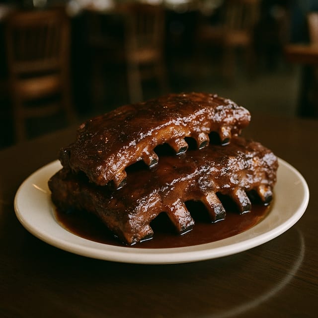 Southern BBQ Pork Ribs.